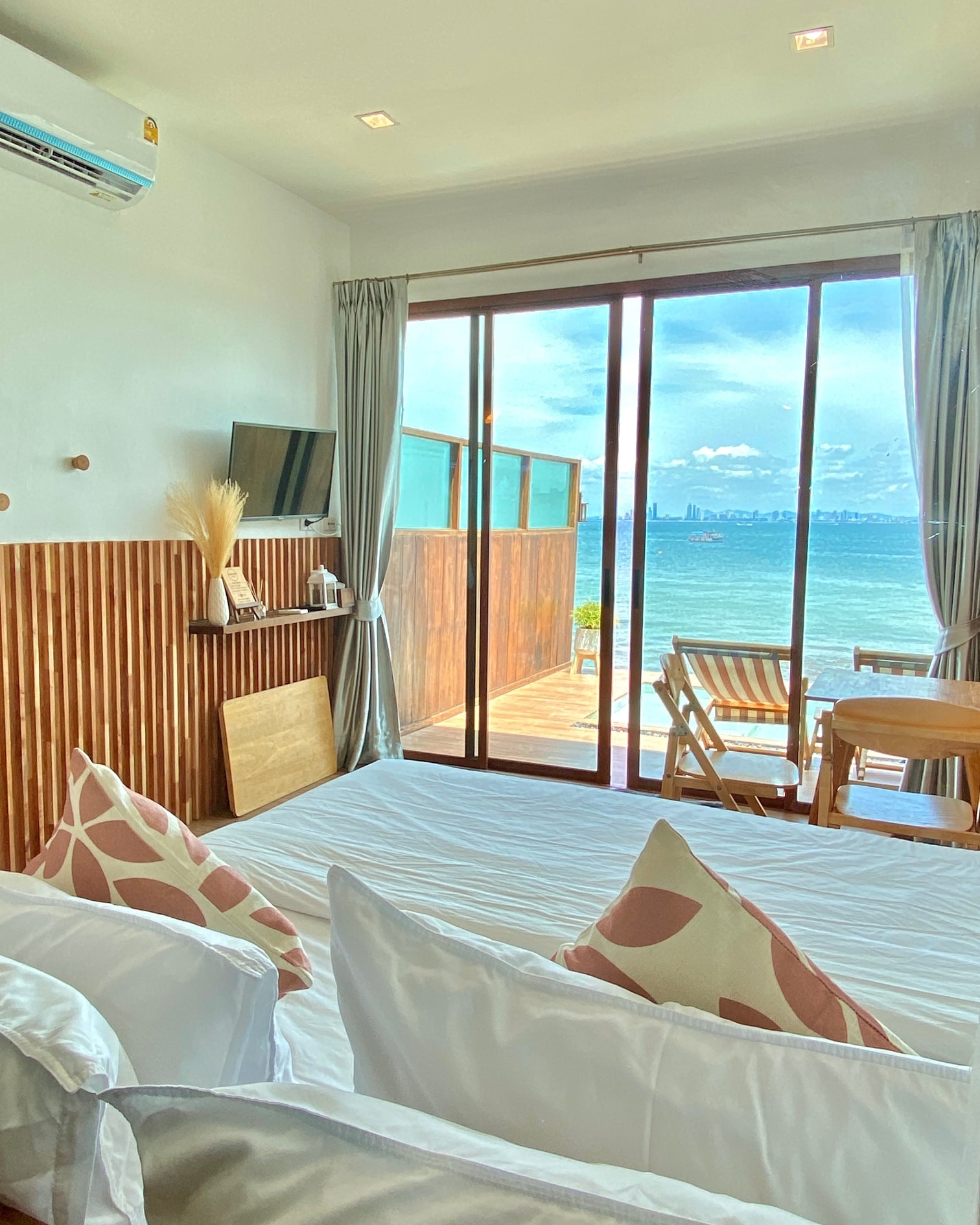 Akina Beach Resort Pool Sea View